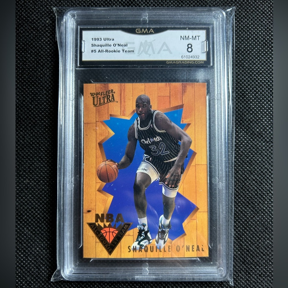 1993 Fleer Ultra All Rookie Team #5 - SHAQUILLE O'NEAL - GMA 8 NM-MT MAGIC Shaq